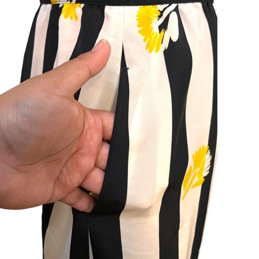 Sasson Stripe Floral Skirt - Picture 5 of 8